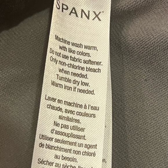 Spanx Women’s Jacket Size Large Mod Bod Zip Up Gray Colorblock Athleisure Gym - Picture 10 of 11